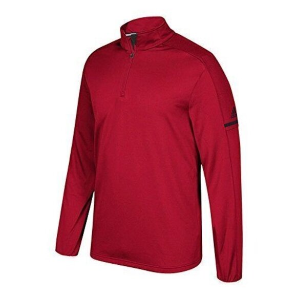 adidas Game Built Quarter-Zip Top Jacket - Men's Multi-Sport L Power Red - Picture 1 of 1